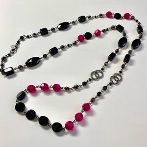 Lia Sophia Raspberry Splash Necklace